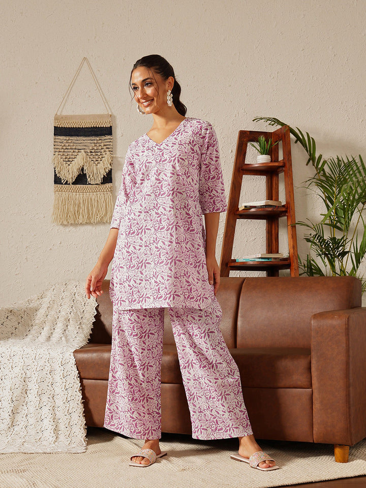 Nature's Weave Co-ord Set: Gulabi Charm